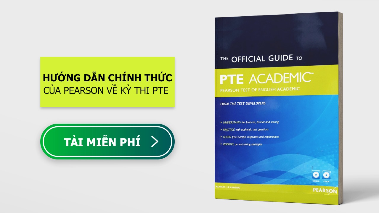 sách ôn thi pte the official guide to pte academic