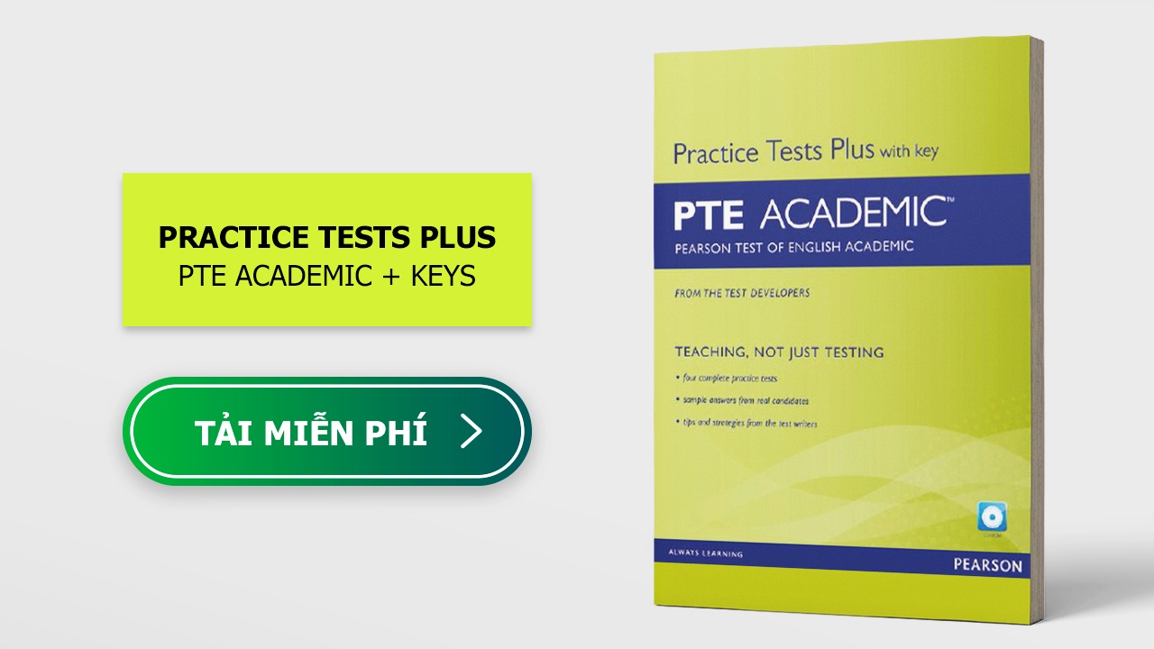sách pte academic practice tests plus with cd rom