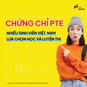 Sinh viên học chứng chỉ pte