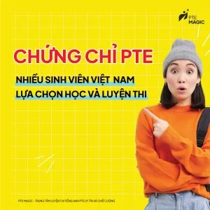 Sinh viên học chứng chỉ pte