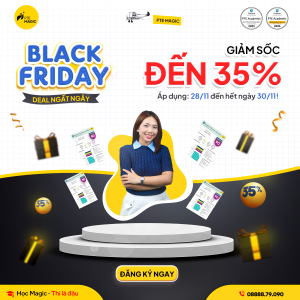 Black Friday Tiết Kiệm Đến 35% học phí PTE