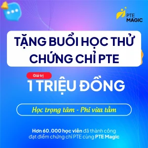 lớp học thử pte miễn phí