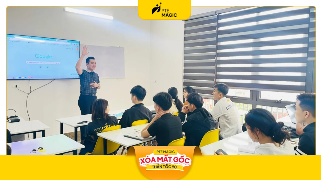 pte magic trung tam uy tin luyen thi chung chi tieng anh pte du hoc uc