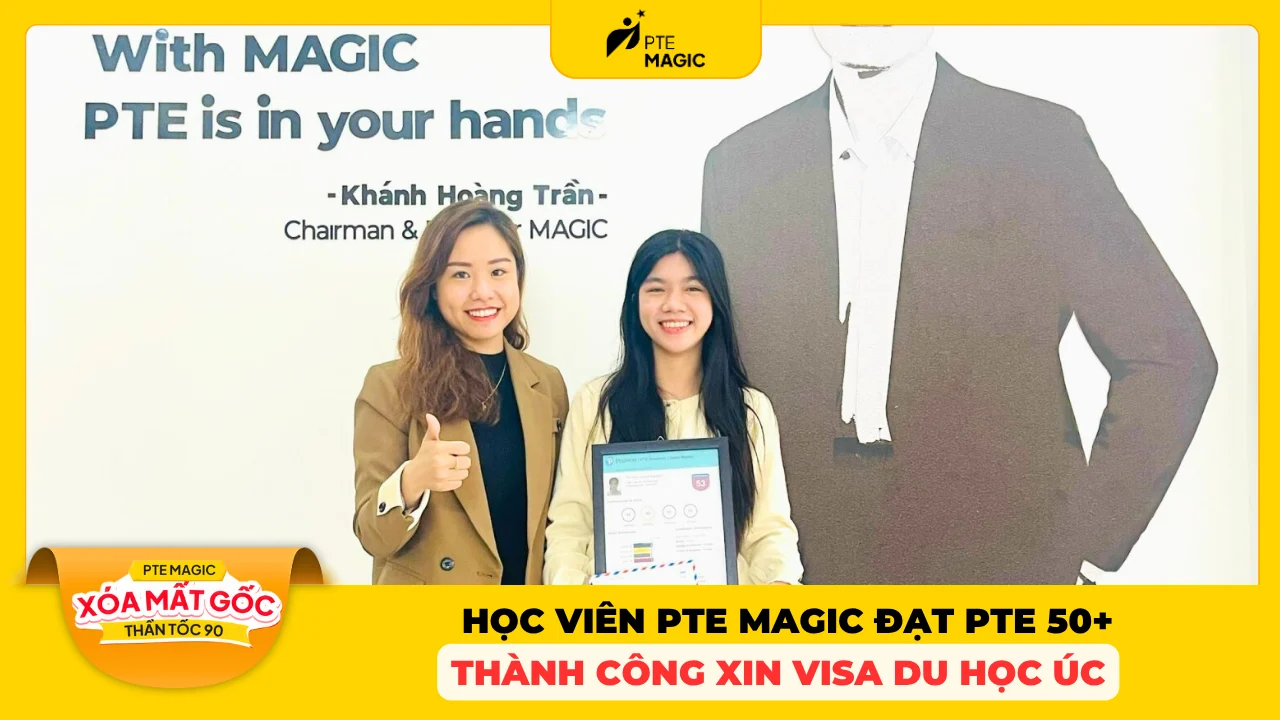 pte magic don vi luyen thi chung chi tieng anh pte de du hoc uc hang dau tai viet nam va uc