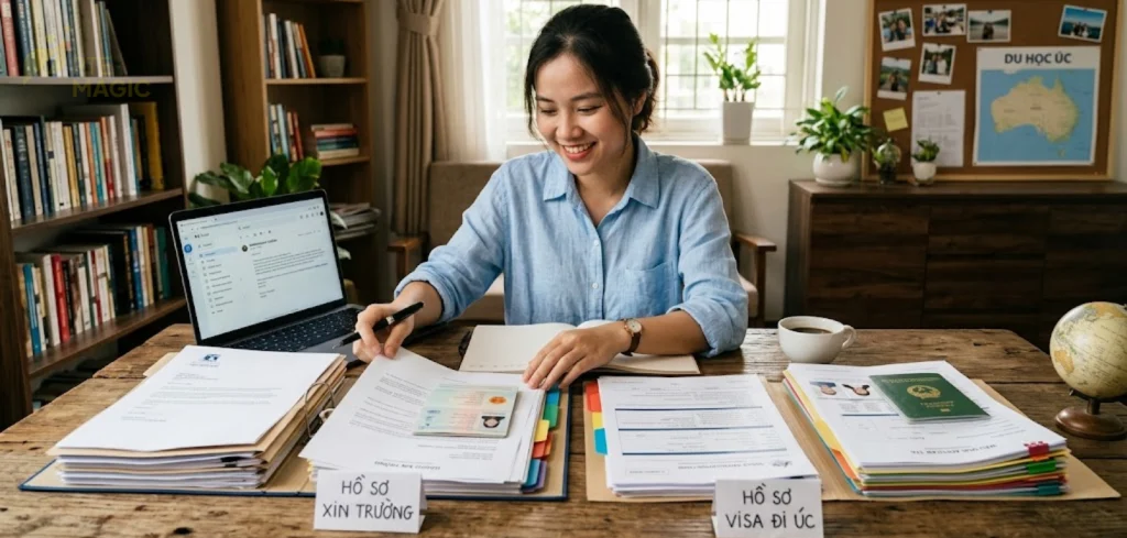 Checklisst hồ sơ xin trường tại Úc