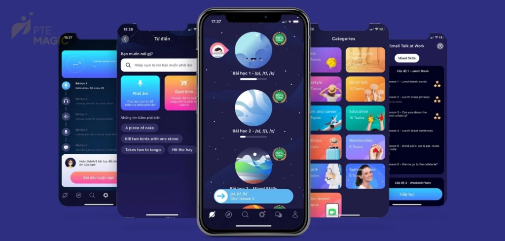 Dùng Elasa Speak luyện thi PTE