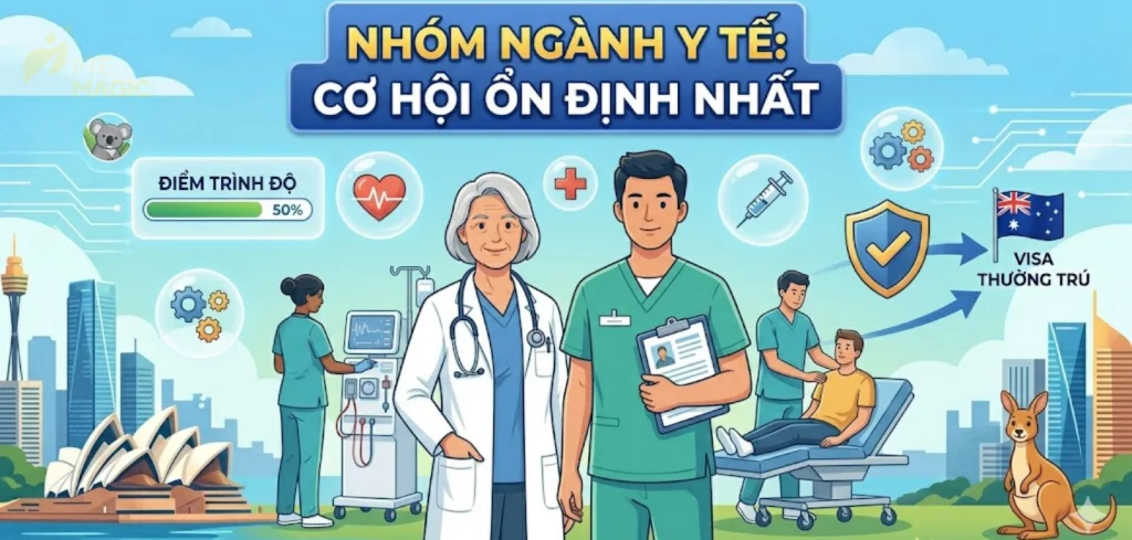 Ngành y tế cơ hội ổn định nhất
