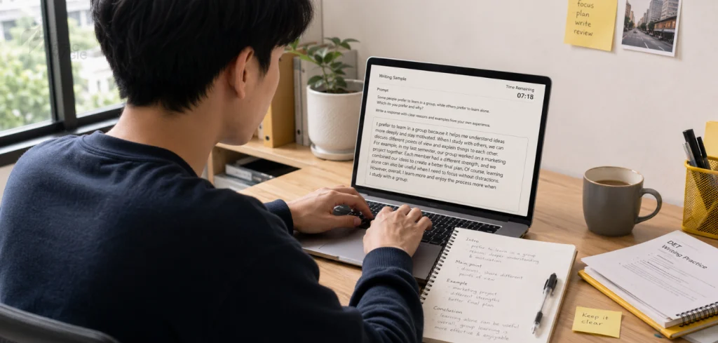 Writing Sample trong DET