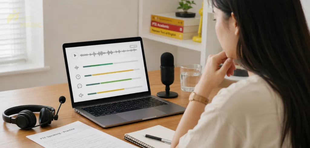 Không hiểu cách Pearson AI chấm Speaking