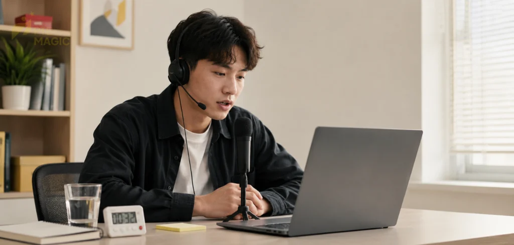 Không luyện Speaking theo tốc độ thật của bài thi