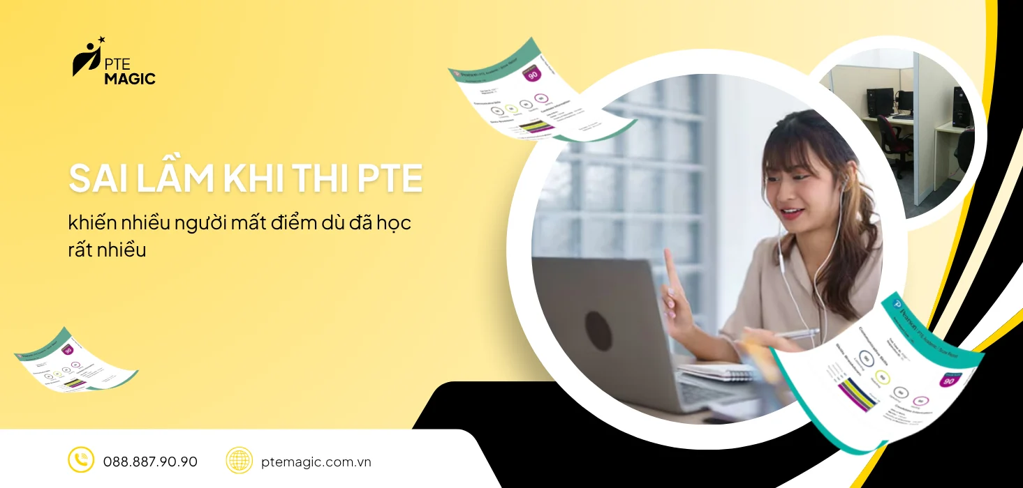 Sai lầm khi thi PTE
